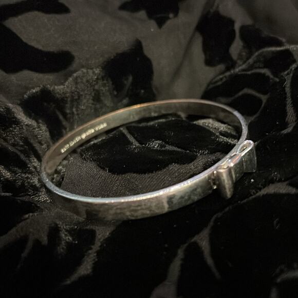 Kate Spade Silver Bow Bangle - Picture 4 of 5
